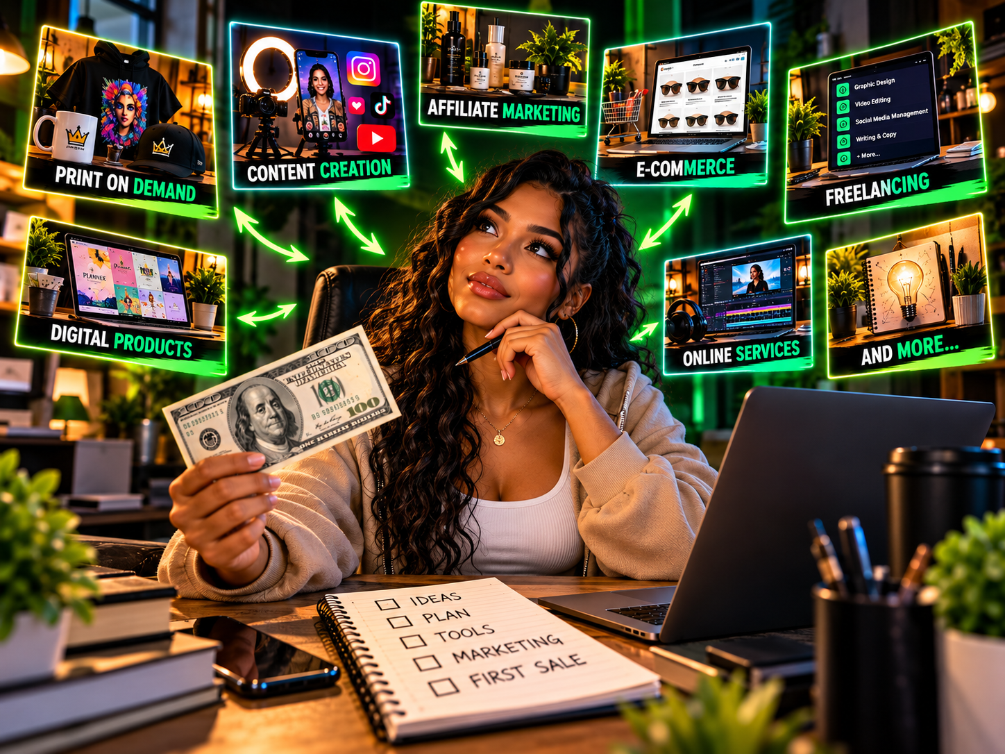 What Would You Create With Only $100? | Lucrative Laptop
